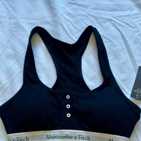 Abercrombie & Fitch Waffle Knit Lounge Bra - Picture 3 of 11